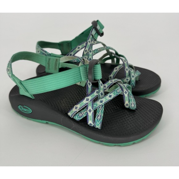 Chaco Shoes - Chaco ZX/2 Classic Green Gray Strappy Water Sport Sandals Women's Size 7